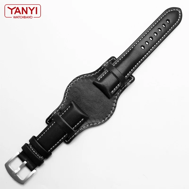Handmade Genuine Leather Men's Watch Strap - Premium Watchband Bracelet