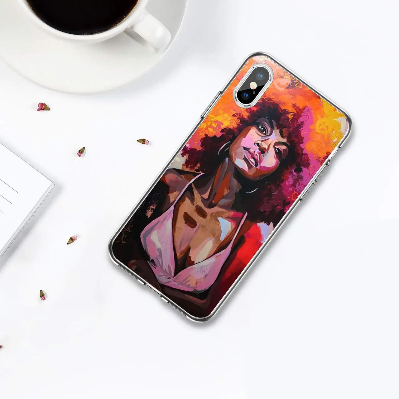 Силиконовый чехол для телефона для iPhone 11por XR XS 7 8 6S 5S, серия African explosion head girl TPU силиконовый чехол для телефона s - Цвет: B 3