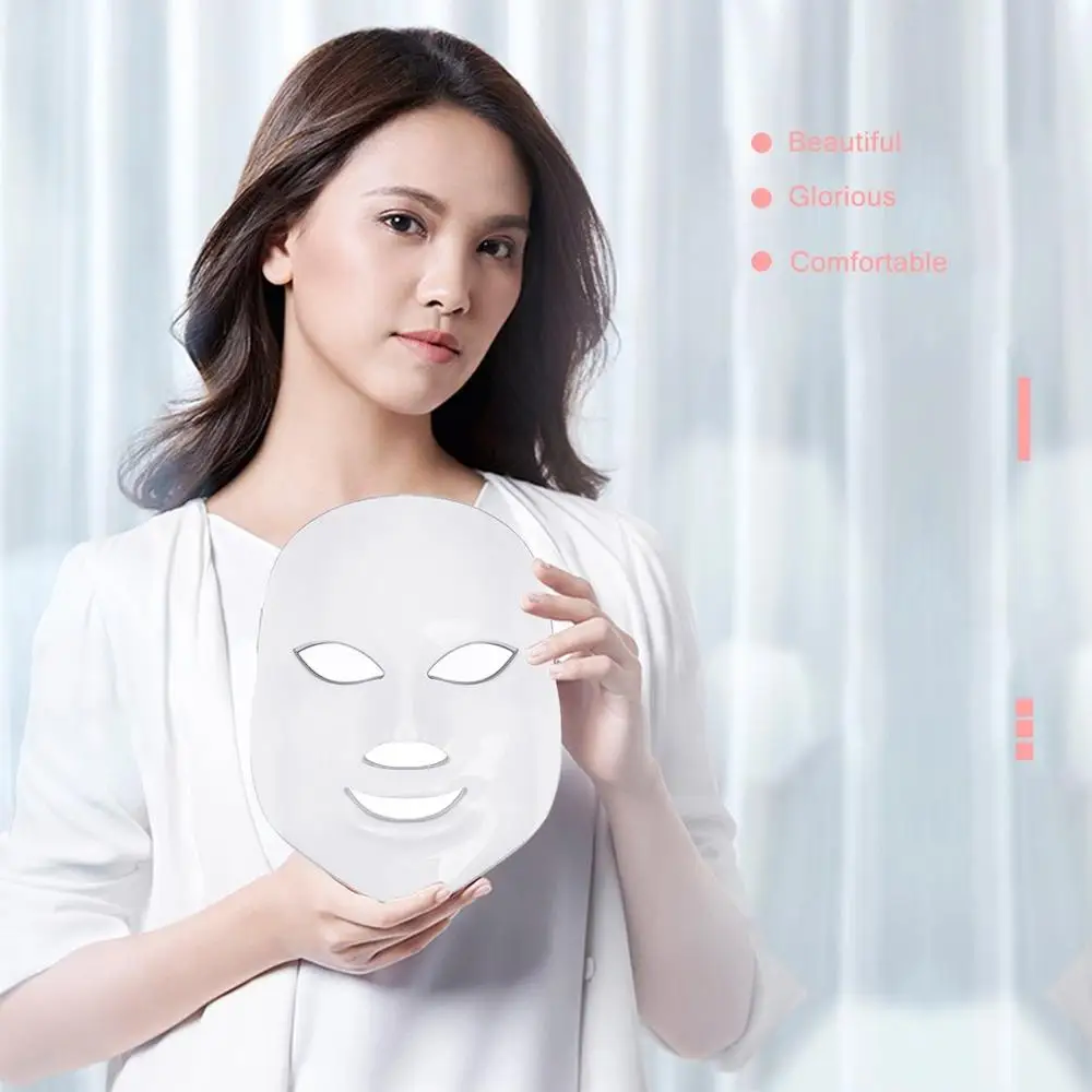 

Home Beauty Equipment Led Photon Beauty Mask Instrument Seven Color Photon Rejuvenation Instrument Charging Spectrometer