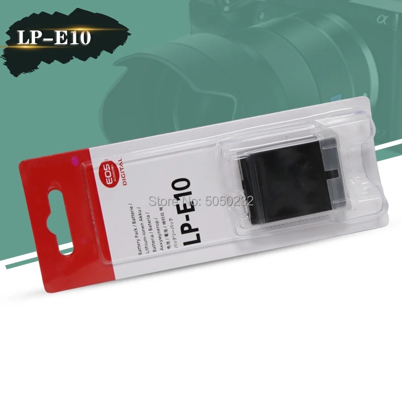 1 шт. 7,4 В 860 мАч LP-E10 LP E10 LPE10 Аккумулятор для камеры Canon EOS 1100D 1200D 1300D+ LC-E10C зарядное устройство для цифровой камеры