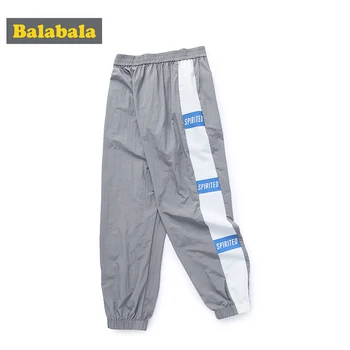 

Balabala Boys casual pants sports pants 2020 summer new children trousers light breathable fashion hsome