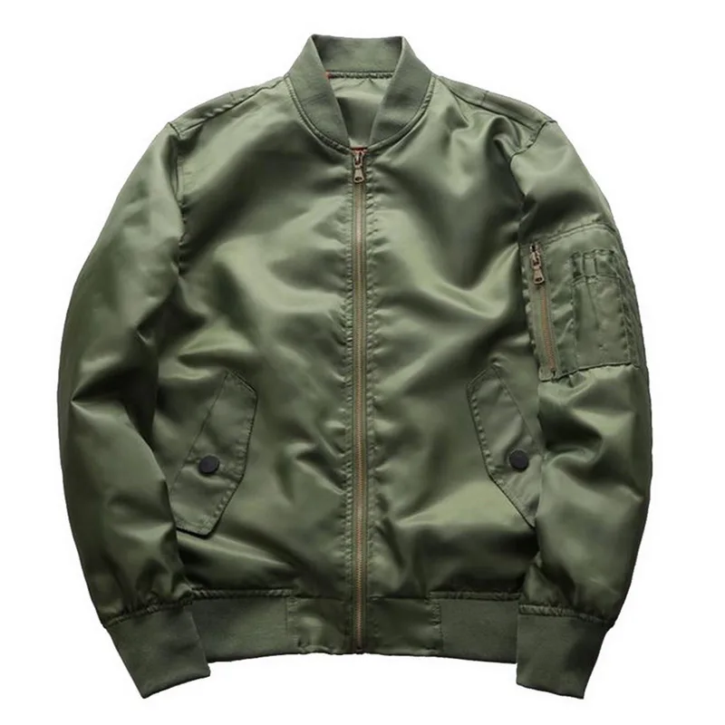ArmyGreen Puimentiua куртка-бомбер, толстая зимняя армейская Военная Тактическая мотоциклетная куртка, армейская авиационная Летающая куртка, верхняя одежда - Цвет: ArmyGreen