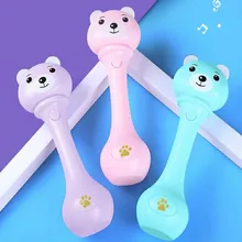 Девочки и мальчики милые детские погремушки шейкер песок игрушка "Молоток" динамическая палочка-выручалочка игрушки, музыкальные инструменты игрушка для раннего развития