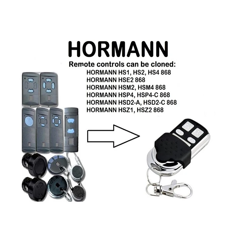 4 Channel Hormann Hsm4 868 Mhz Garage Door Opener Compatible With