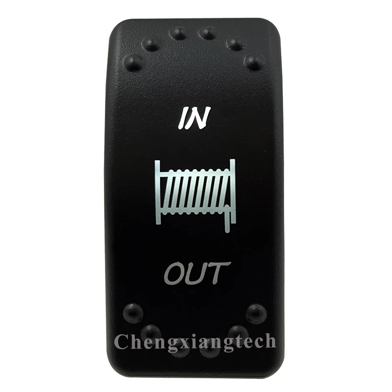 12v/24v Car Boat White Led Dpdt 7 pin MOMENTARY ON/OFF/MOMENTARY ON