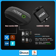 Novo monitor de freqüência cardíaca ant + bluetooth 4.0 para sem fio cadência sensor velocímetro ciclo computador para bicicleta app