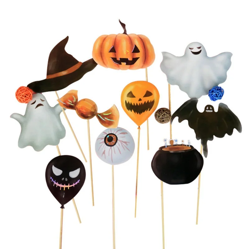 Paper Decorative Props For Halloween Mask Pography Unique Pography Props Festive Party Supplies