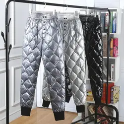 Pantalon Slim en coton rembourré pour femme, vêtement d'extérieur, pour la neige, taille haute, amincissant, nouvelle collection hiver 2021 