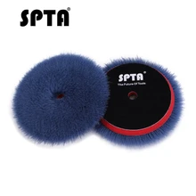SPTA 3 дюймов/5 дюймов овечья шерсть полировка Полировщик колодки для автомобиля полировщик детализация воск Полировка буфера