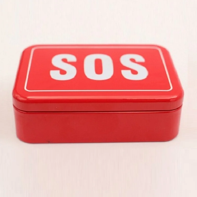 Открытый Sos ящик для хранения инструментов Кемпинг Туризм аварийный набор инструментов для выживания многофункциональный дикой природы Sos ящик для инструментов 1 шт.(только коробка