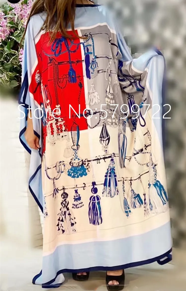 Women Sexy Boho Summer Casual Chiffon Floral Evening Party Beach Long Maxi Dress 130cm*130cm Kuwait Exclusive