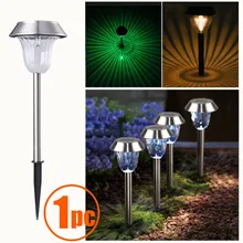 Открытый Солнечный водонепроницаемый светодиодный светильник для сада лужайка во дворе