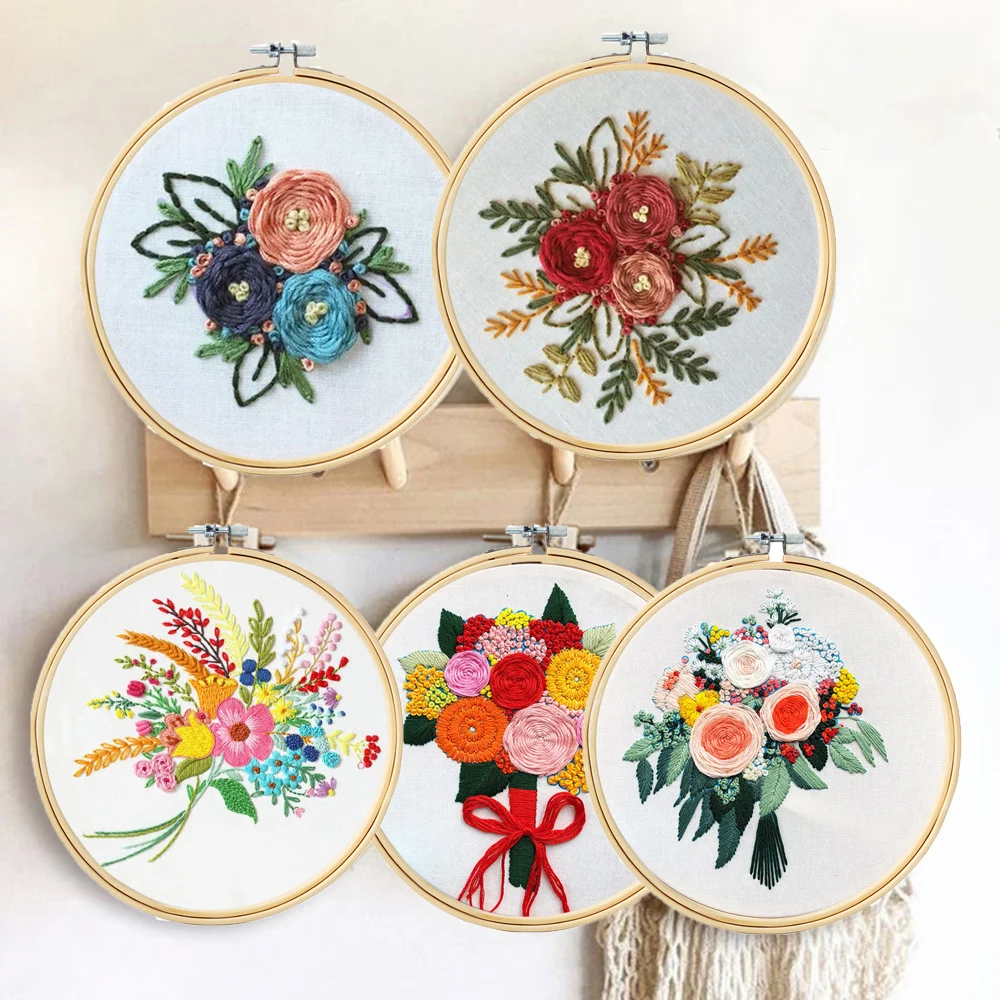 Buy Dandelion Pattern Embroidery Starter Kit Kids Cross Stitch Kit Beginners  Transparent Handmade Embroidery Sewing Crafts Online - 360 Digitizing -  Embroidery Designs