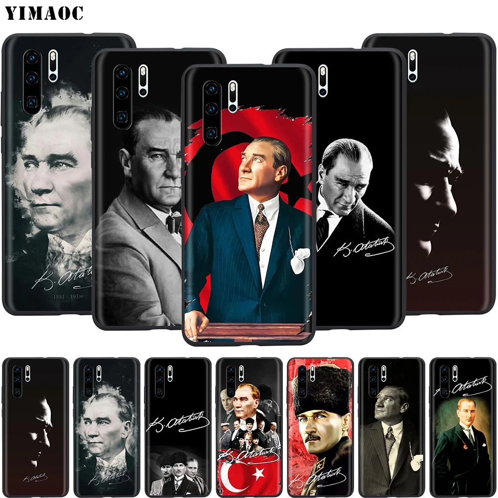 YIMAOC Турция Mustafa Kemal Ataturk силиконовый чехол для Huawei Mate 10 P8 P9 P10 P20 Lite Pro P Y7 Y9 Smart Mini 2017