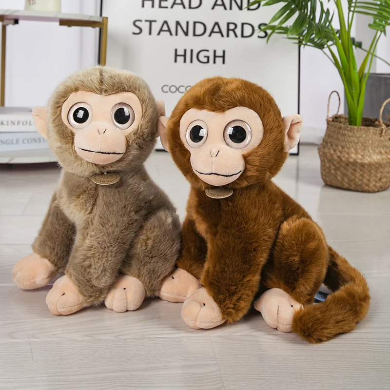 

Kawaii Simulation Monkey Doll Plush Toy Stuffed Animal Baby Toys Kid Toy Girl Christmas Gifts Toys for Children Home Decor