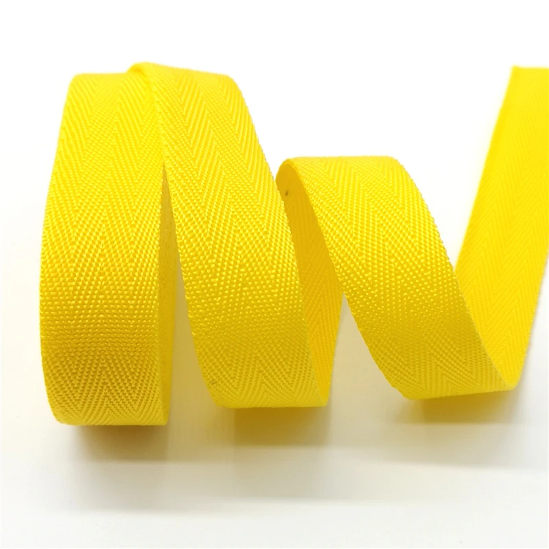 5 yards/lot 25mm Canvas Webbing Bag Belt Ribbon Nylon Knapsack Strapping Sewing Accessories