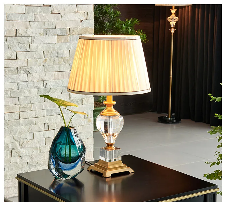 Modern Silver Led Table Lamp Bedroom Bedside Decor Light Creative Stacked Square Crystal Table Light Bedside luminaria de mesa