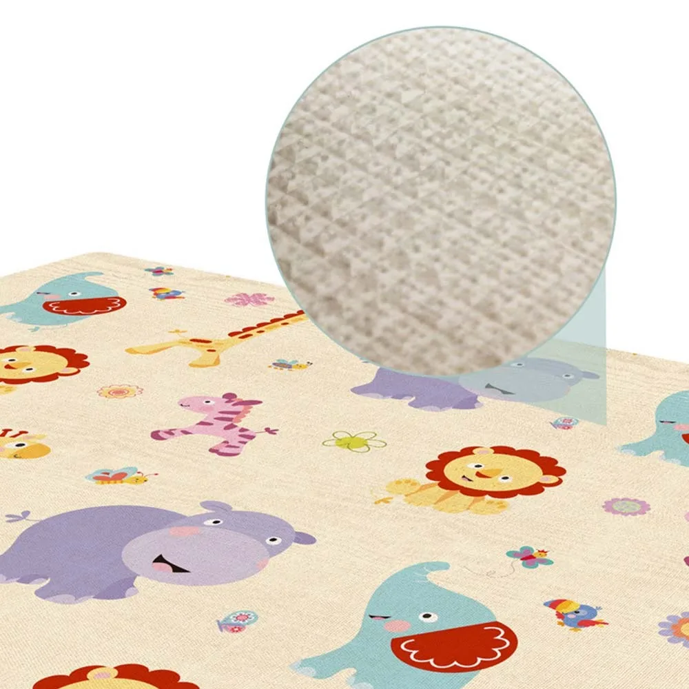 Baby Waterproof Indoor Game Warm Carpet Play Anti-Fall Crawling Saft Mat Kids Protable Foldable Plays Area Rug Education Toy New