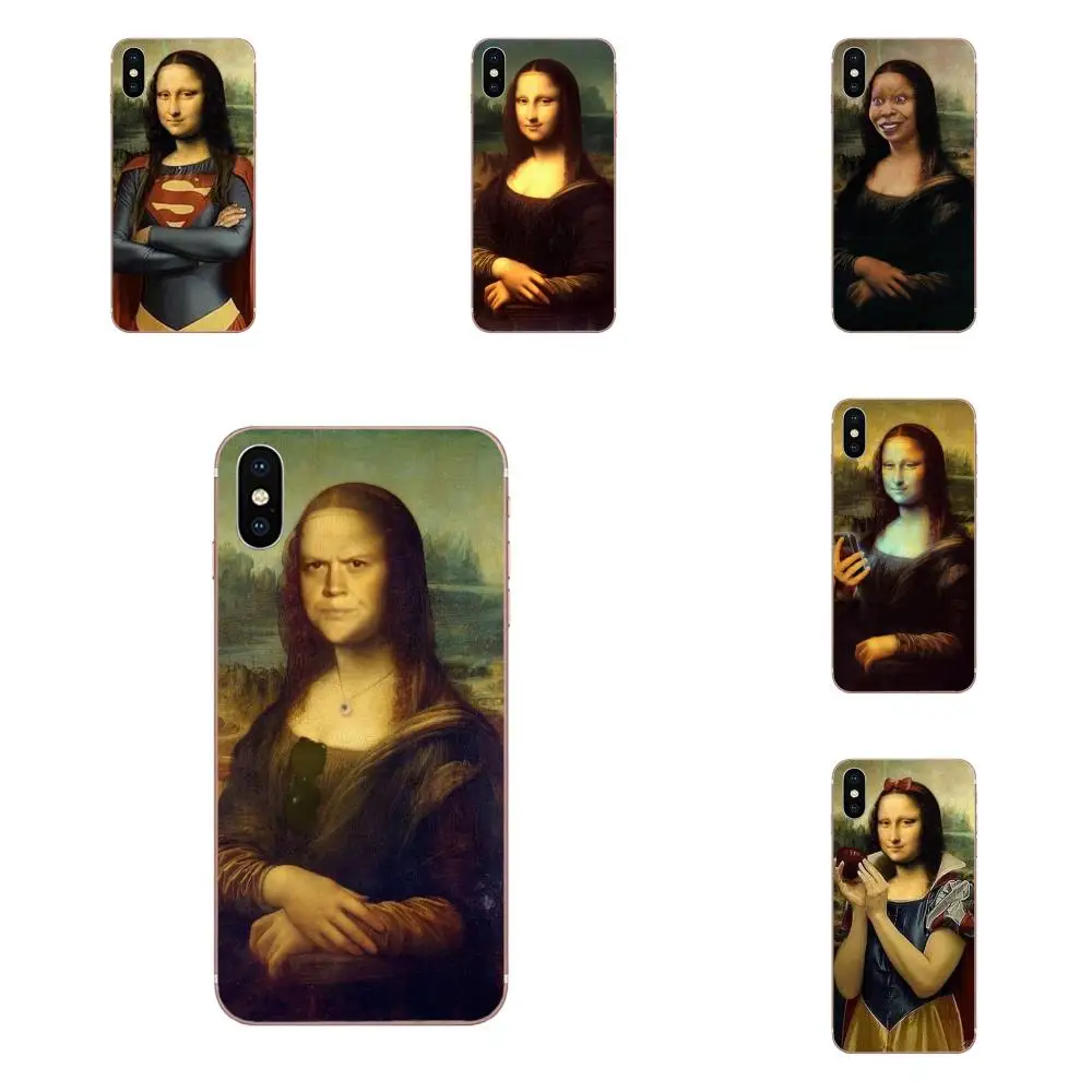 Чехол из мягкого ТПУ Модный чехол Кейдж Monalisa для Galaxy J1 J2 J3 J330 J4 J5 J6 J7 J730 J8 2015 2016 2017 2018