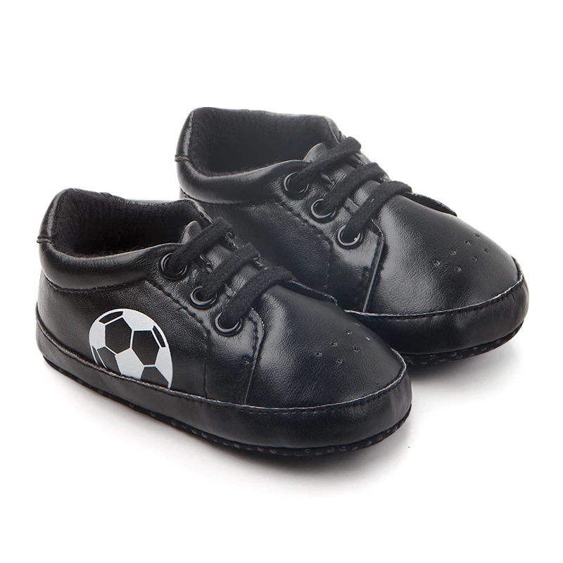 Нескользящая обувь для мальчика от 0 до 18 месяцев; кроссовки для малышей; обувь для девочек на мягкой подошве; обувь для девочек - Цвет: black