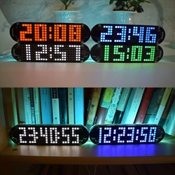 Kit de matrice de points LED DS3231, alarme de bureau multifonction, horloge électronique avec affichage de la température, de la Date, des vacances et des anniversaires 