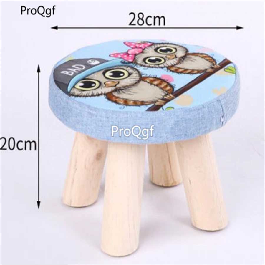 ProQgf 1Pcs A Set Home lovely round shape game mini style Children Stool many choice - Color: Clear