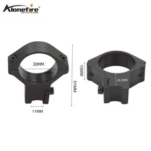 Alonefire 30DZ 30 мм кольцо 11 мм рельсовая база ласточкин хвост Вивер адаптер страйкбол винтовка стрелковый пистолет светильник лазерный прицел охотничьи крепления