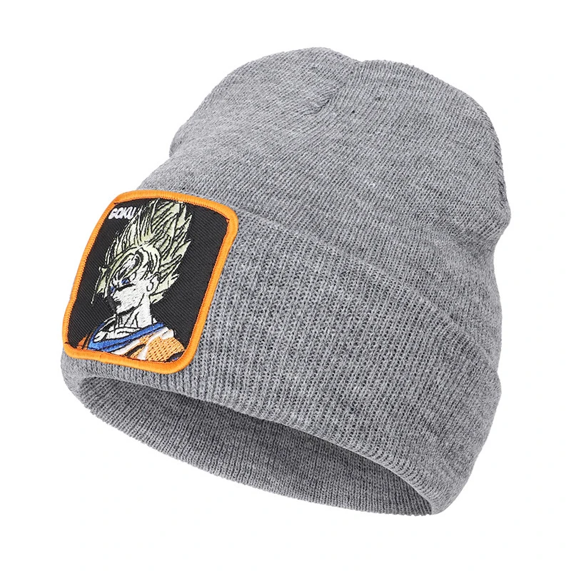 Goku Beanie шапка для мужчин мальчиков осень зима вязаный теплый Жемчуг дракона краями Акриловые комиксы Лыжный Спорт Аксессуары для улицы для подростков