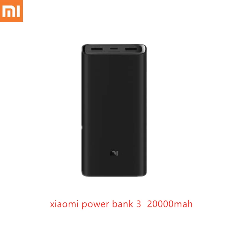 Xiaomi Mi банк питания 10000/20000 мАч двойной USB порт портативное зарядное устройство Быстрая зарядка банк питания ультратонкий внешний аккумулятор - Цвет: 3 20000mah