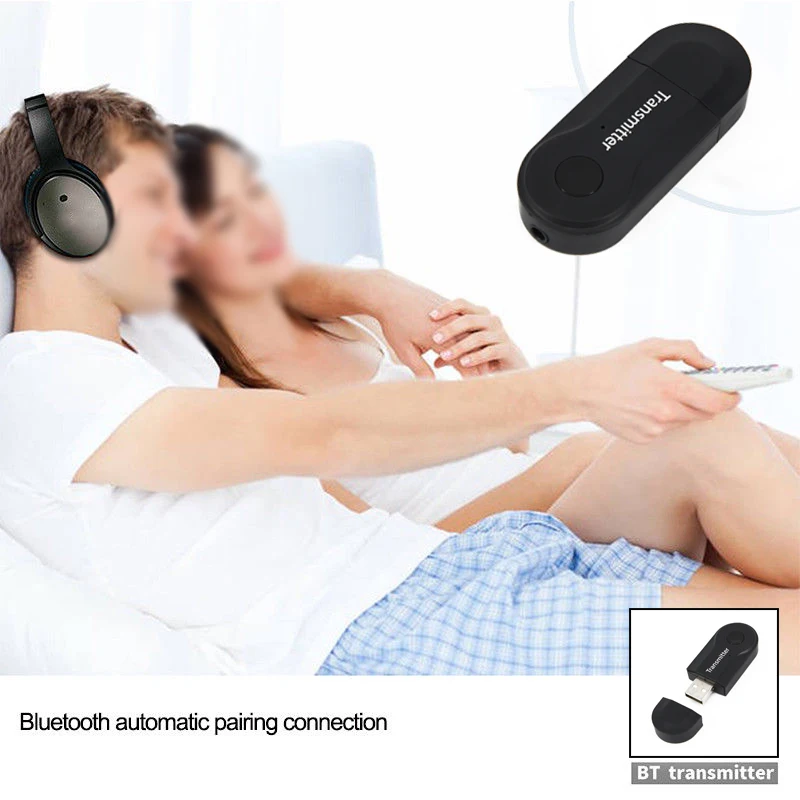 Usb-передатчик 3,5 мм 2 в 1 Универсальный Bluetooth аудио адаптер прочный практичный, Высококачественный