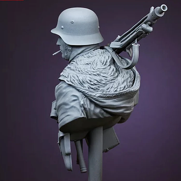 Модель из смолы GK модель MG42 Gunner подразделение Totenkopf Харьков 1/10 военная тема