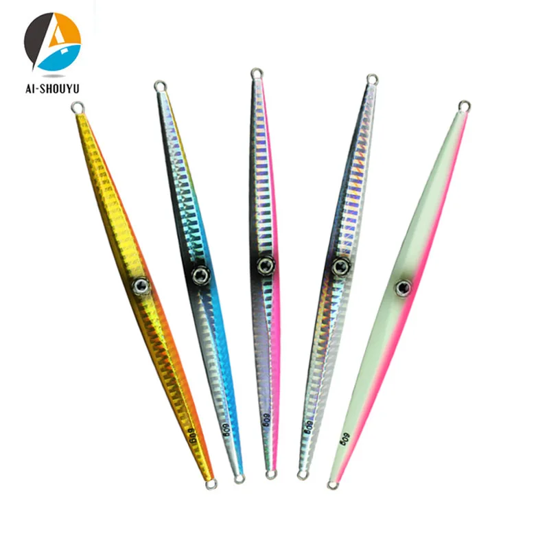 Новая модель металлической джиг, приманка для рыбалки 60-300 г, свинцовая головка, приманка, жесткая тяжелая, быстропогружающаяся, снасть для джиггинга, морская приманка