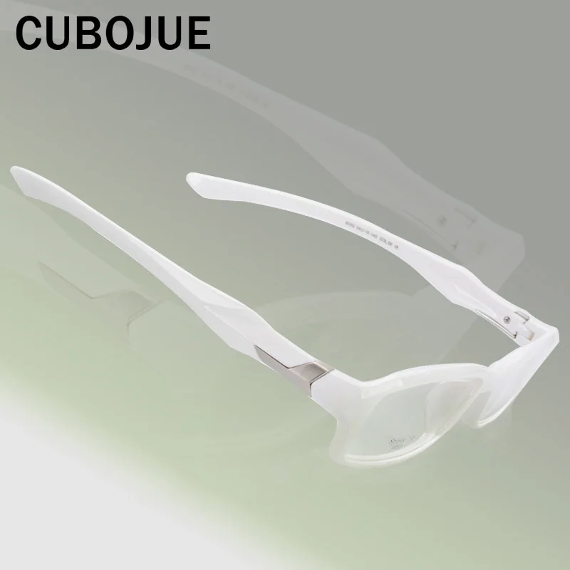 

Maskros (18g) Men's Glasses White Frame Eyeglass with Clear Optical Lens Spectacles for Prescription TR90 Foldable Eyewear Man