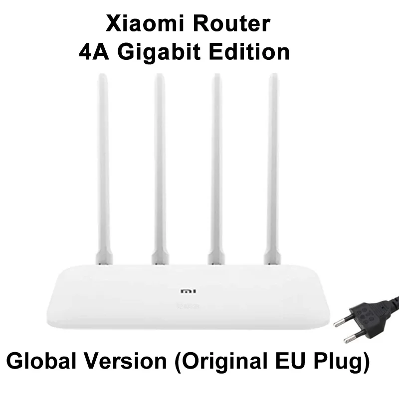 Phiên Bản Toàn Cầu Xiaomi Mi Router 4A Gigabit Ấn Bản 1167Mbps 2.4GHz/5GHz WiFi Repeater 128MB Dual nhân VPN Khuếch Đại Tín Hiệu dual band wifi router Wireless Routers