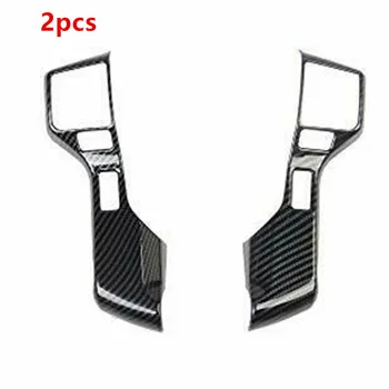 

For Toyota Tacoma 2016-20 Decoration Trim 2pcs Carbon Fiber Style Wheel Trim