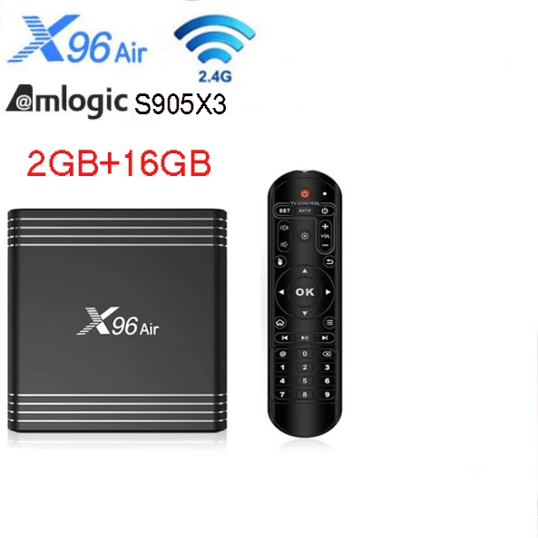 2G 16G 5 шт. X96 Air 8K tv Box Android 9,0 Amlogic S905X3 4 Гб 64 Гб макс 2,4G/5G двойной WiFi USB3.0 BT4.0 8K 4K H.265 UHD медиаплеер - Цвет: 2G 16G