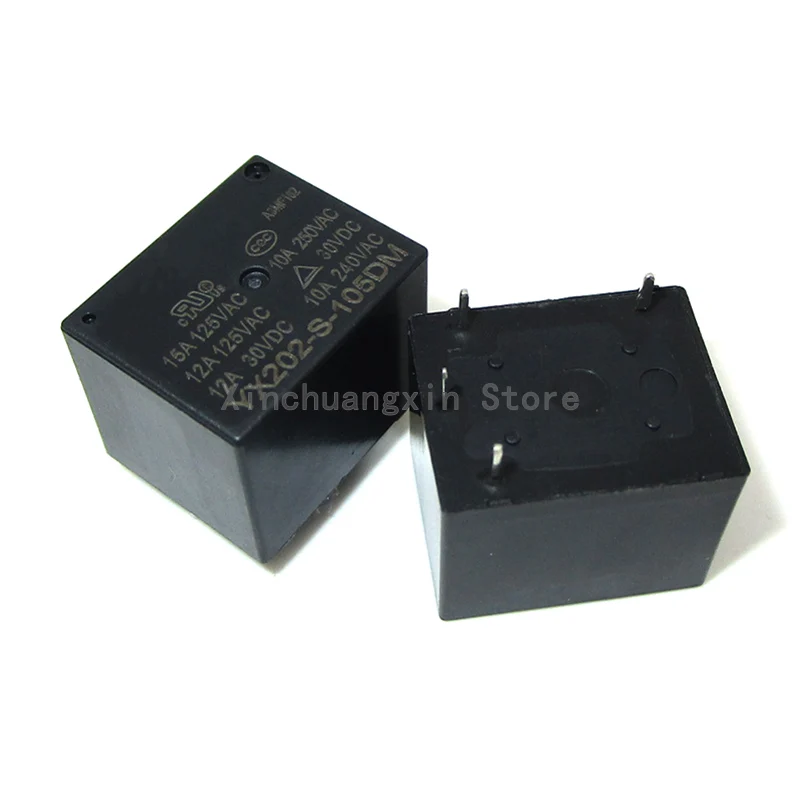 Power Relay 15A 5VDC PIN-4 Form-A for Household Appliances