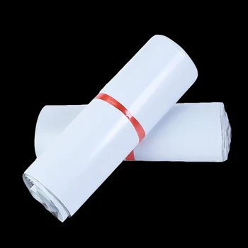 

White Mail Packaging Poly Mailer Package Shipping Plastic Mailing Bag By Envelope Courier Wholesale gift Self-Adhesive Supplies