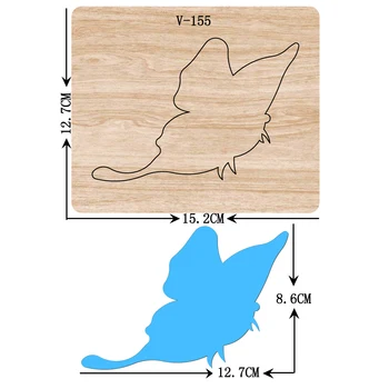 

New butterfly wooden dies cutting dies for scrapbooking /Multiple sizes /V-155
