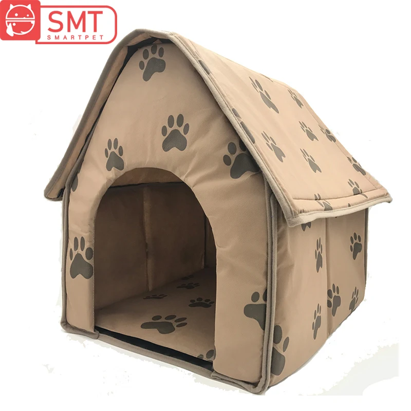 Smartpet горячий съемный домик для домашних животных коричневый домик для собак кровать для кошек кровать для питомцев палатка для кошек питомник для помещений портативная дорожная кровать для домашних животных