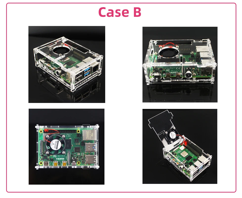 Xute Nouveau Raspberry Pi 4 Modèle B 8 Go RAM Starter Kit avec 128