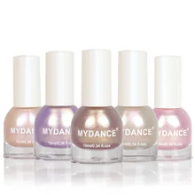 Сексуальный перламутровый лак для ногтей с блестками перламутровый лак для ногтей на водной основе маникюрная краска для ногтей неочищаемый стойкий лак для ногтей TSLM1