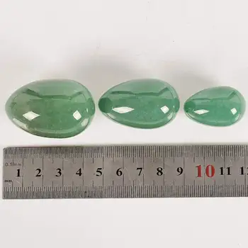 

3Pcs Yoni Egg Set 100% Natural Aventurine Jade Egg Kegal Massage Balls Kegel Exercise Pelvic Floor Muscle Vaginal Health Care