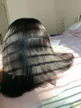 Malaika recto Bob corto frente de encaje pelucas de cabello humano 13x4 pelo brasileño peluca Bob contundente corte Bob pelucas con minimechones