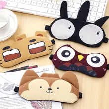 Чистый хлопок глаз патч 4-color ледяной пакет сна глаза патч затенение дышащие персонализированные и творческие Смешные ледяной компресс кормящих глаз