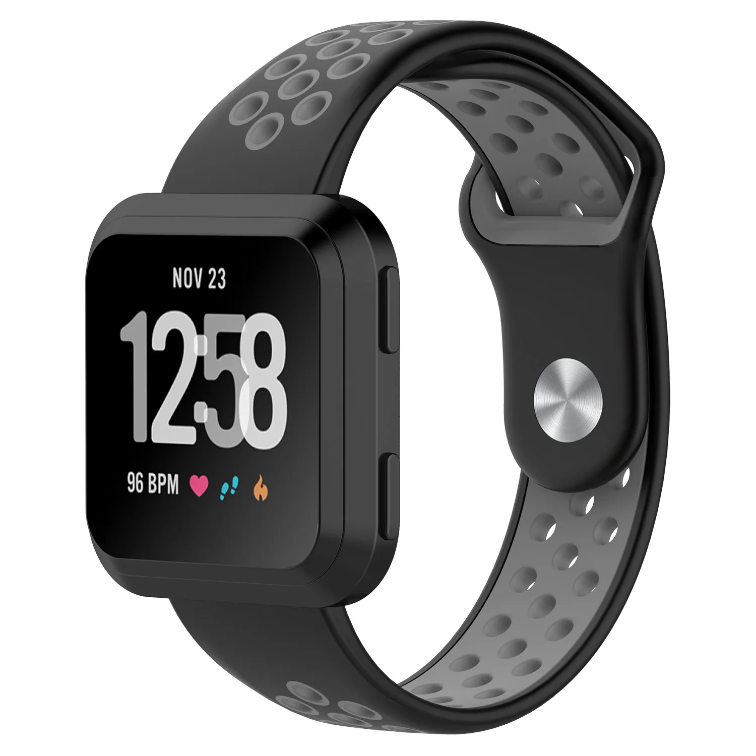 Смарт часы ремешок для Fitbit Versa силиконовый регулируемый Lite браслет спортивные
