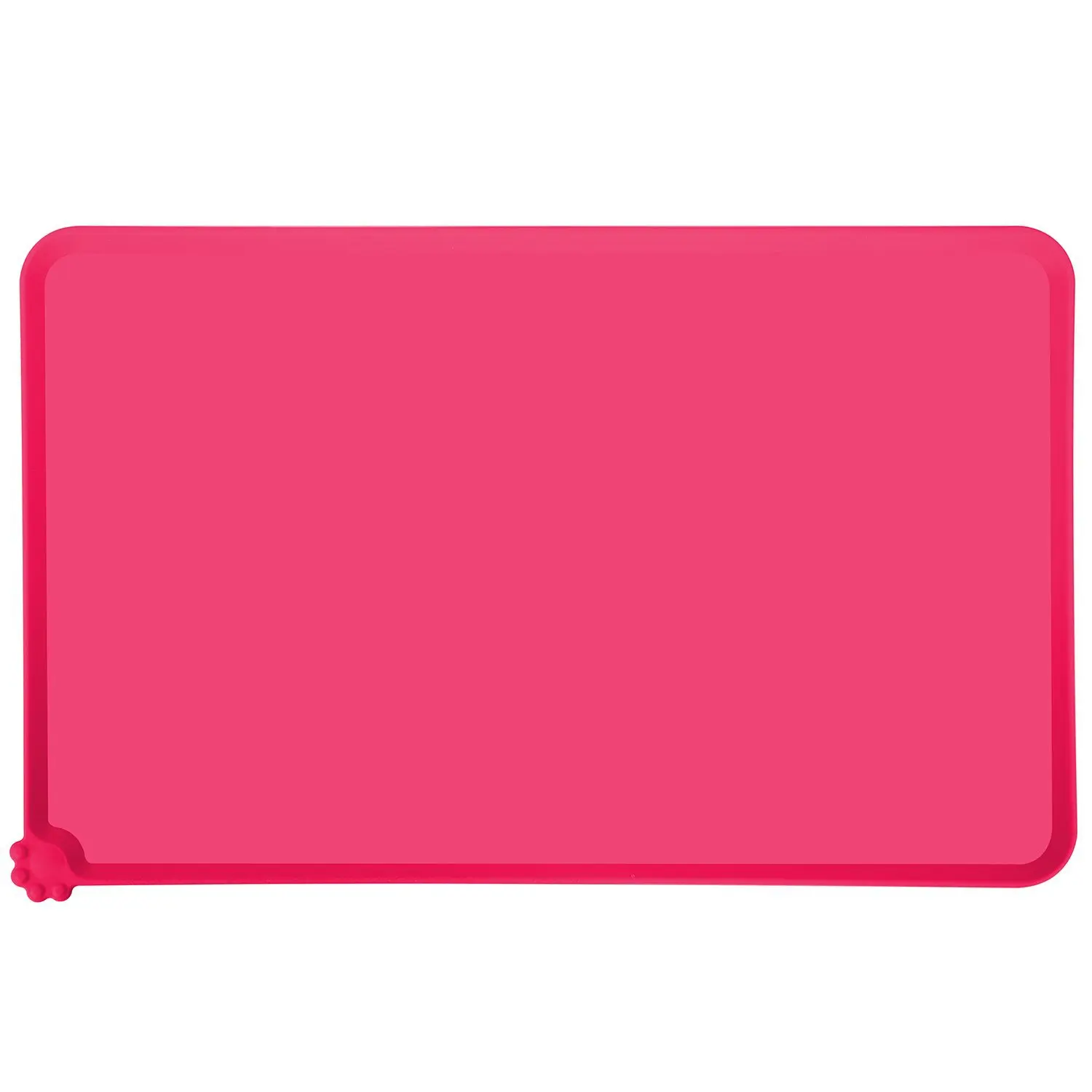 rose red 48x30 см непромокаемый матрасик для домашних животных для собаки кошки силиконовая Детская тарелочка из силикона ПЭТ Чаша питьевой коврик легкая стирка товары для домашних животных - Цвет: rose red