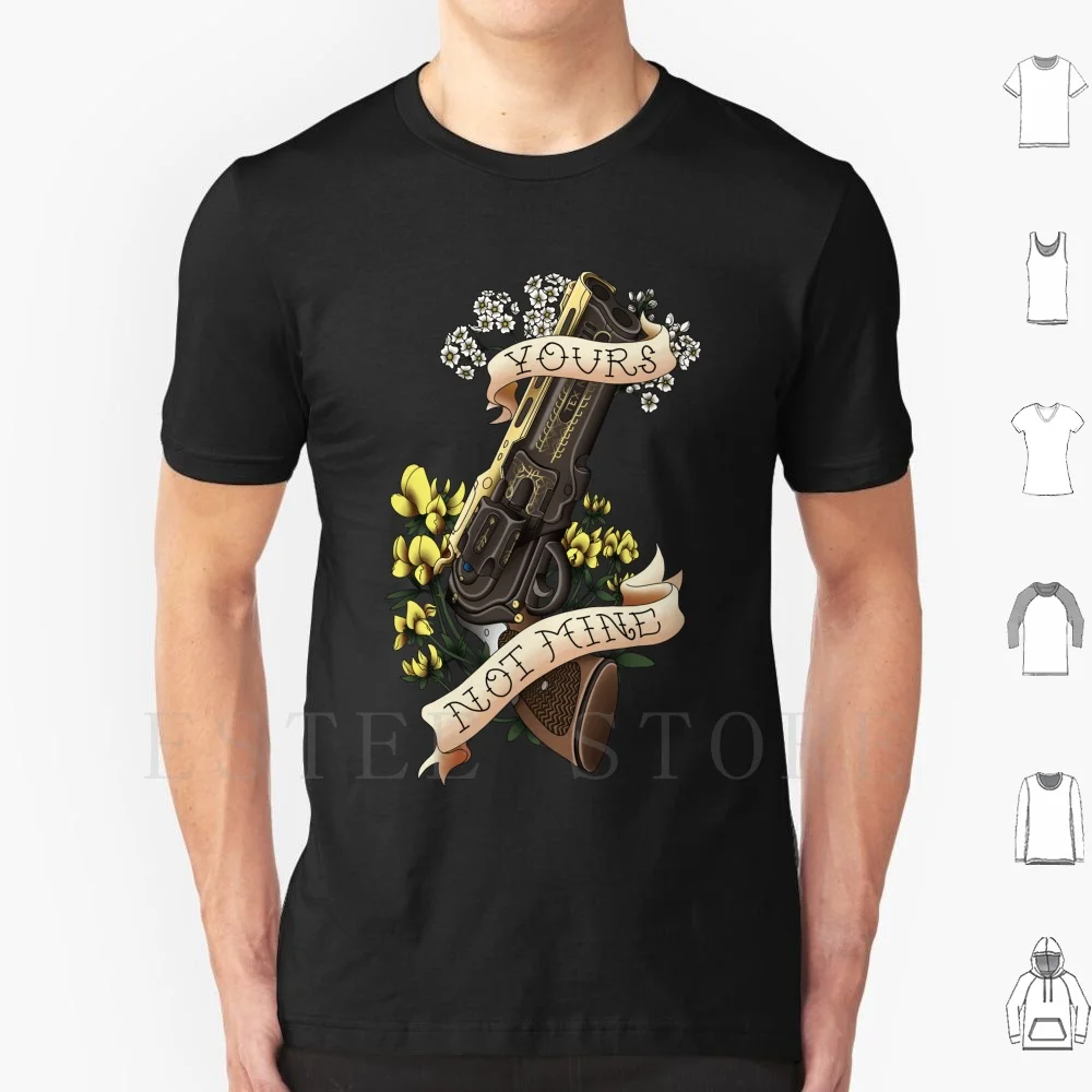 Your, Not Mine' T-Shirt Con Design Ispirato Al Tatuaggio Cotton Men Diy Print Destiny Destiny The Game Destiny 2 Destiny2 Last Word