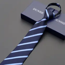 Высокое качество, новинка 2019, дизайнерские брендовые модные деловые повседневные Галстуки 8 см для мужчин, синие полосатые галстуки на