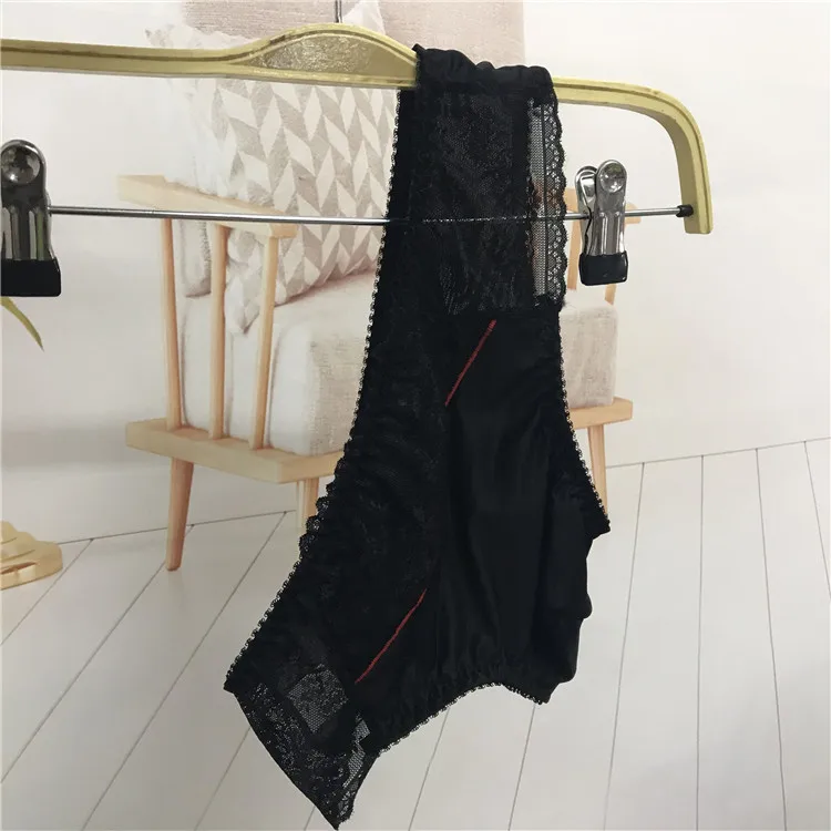 New men lace sexy U convex design men's style daily comfortable men's briefs gay underwear mensunderwear 4